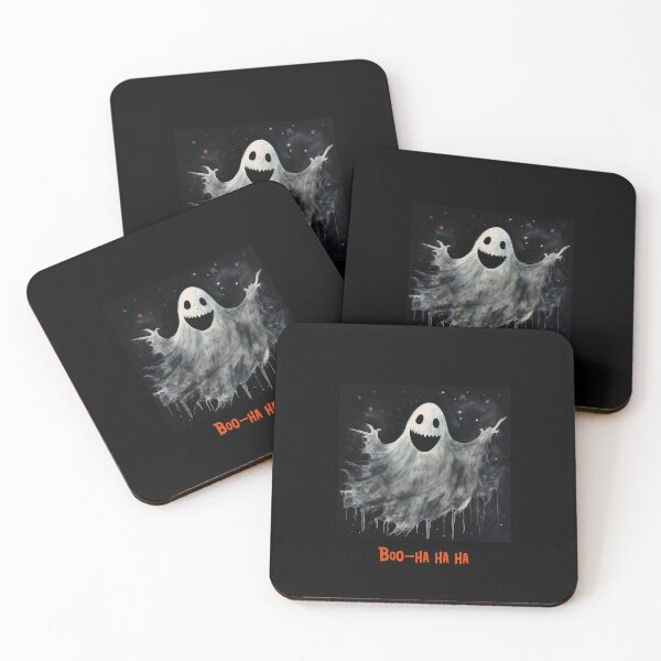 Item preview, Scary cute but spooky adorable halloween Boo ghost  designed and sold by OliveAndSnow.