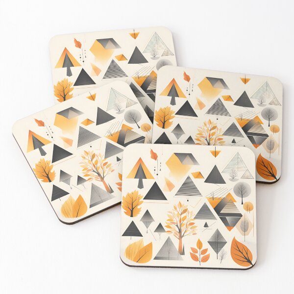 Item preview, Autumnal Geometry: Triangular Tranquilit 2 designed and sold by ShenGha-design.