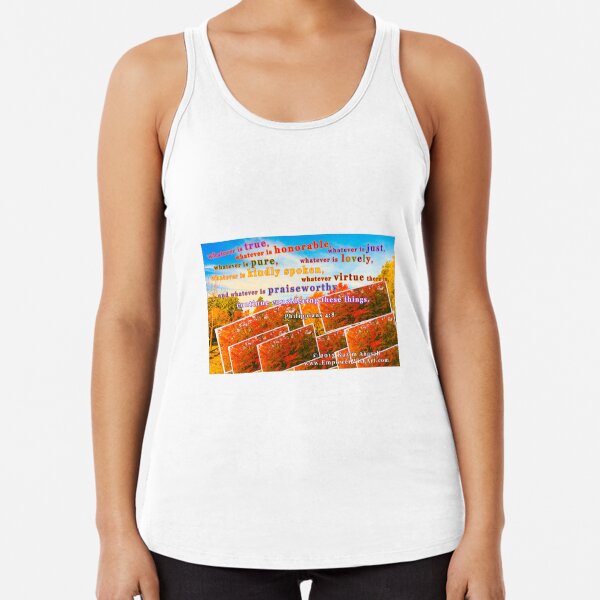 Continue Considering These Things Racerback Tank Top
