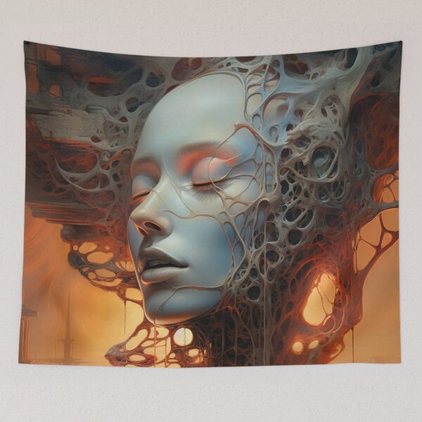 Item preview, Enigma of Beauty: Abstract Femme's Allure designed and sold by Mullet Monkey.