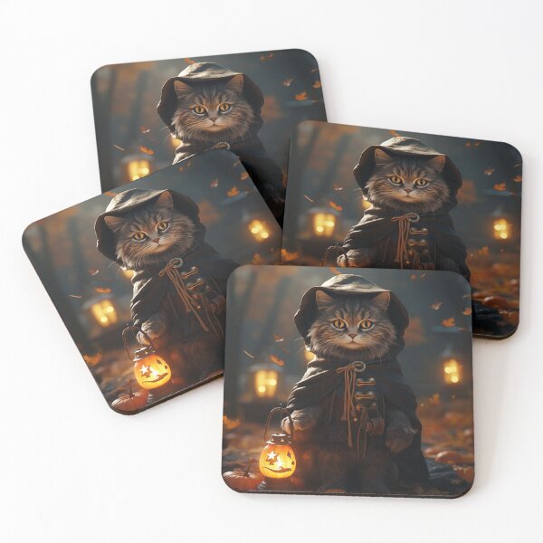 Item preview, Halloween cat designed and sold by gojangbae.