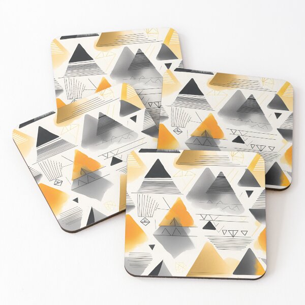 Item preview, Autumnal Geometry: Triangular Tranquilit 3 designed and sold by ShenGha-design.