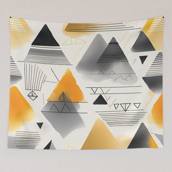 Item preview, Autumnal Geometry: Triangular Tranquilit 3 designed and sold by ShenGha-design.