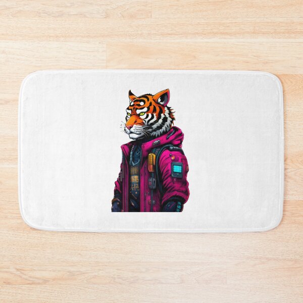 Item preview, Abstract Cyberpunk tiger japan designed and sold by KorArtStudio.