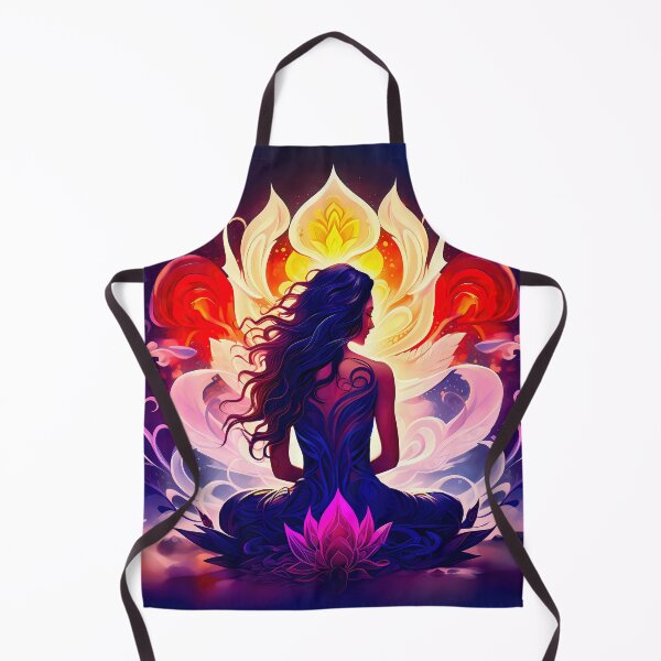 Item preview, Goddess of the Sacred and Divine Feminine, Divine Yoni - spiritual art spirituality divine feminine well-being portrait illustration drawing designed and sold by LvSoulCreations.