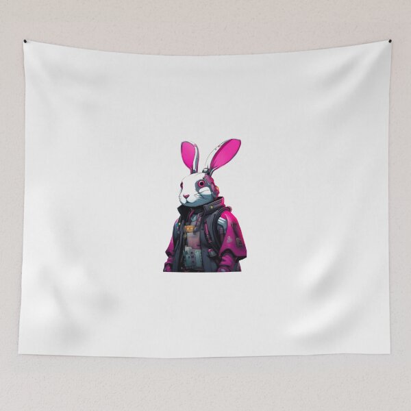 Item preview, Cyberpunk rabbit japan designed and sold by KorArtStudio.