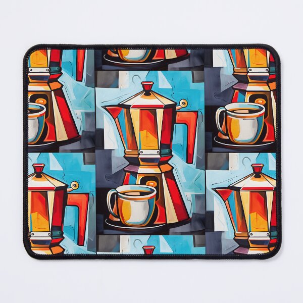 Item preview, MOKA Espresso Elegance- Fauvist Palette Infusion in Every Italian MOKA Sip designed and sold by OlfactoART Studio.