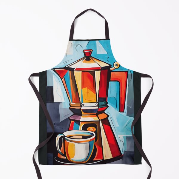 Item preview, MOKA Espresso Elegance- Fauvist Palette Infusion in Every Italian MOKA Sip designed and sold by OlfactoART Studio.