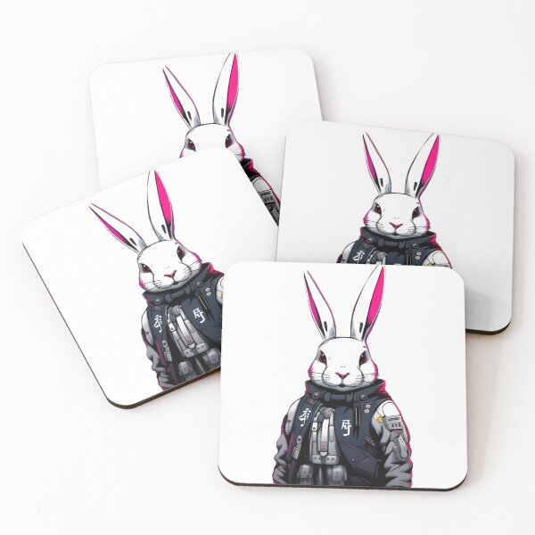 Item preview, Cool Cyberpunk rabbit japan designed and sold by KorArtStudio.