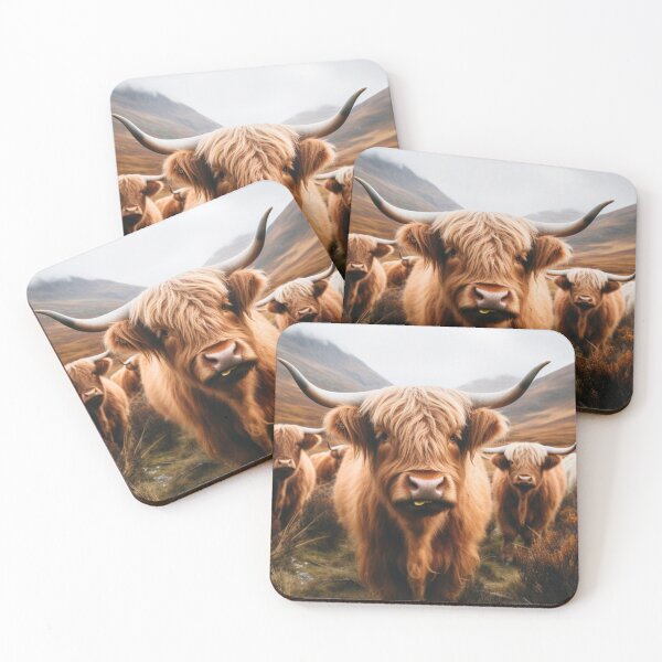 Item preview, Scottish Highland Cattle Print designed and sold by Got2bee3.