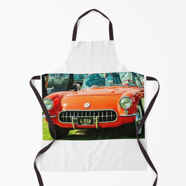 Item preview, Front of a red Chevrolet Corvette on display designed and sold by Graham Cornall.