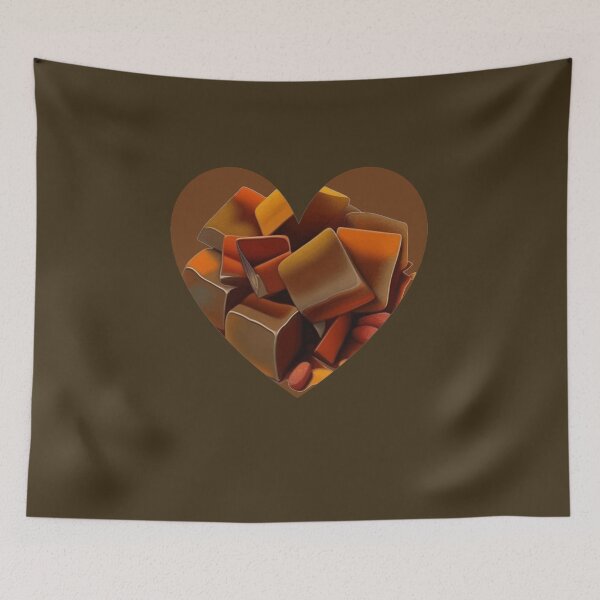 Item preview, Bonfire Night Treacle Toffee Heart Vector Art designed and sold by taiche.