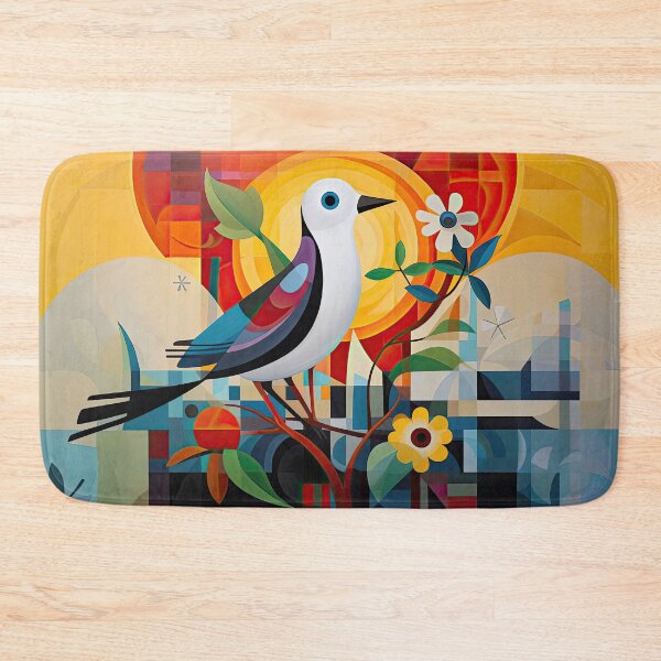 Item preview, Cute Bird in Perched Cubism designed and sold by ckwags.