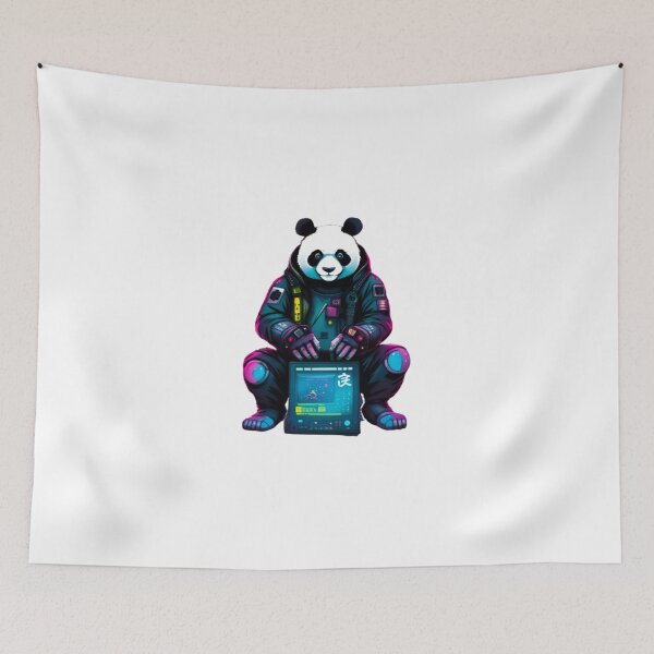 Item preview, Cool Cyberpunk panda japan designed and sold by KorArtStudio.