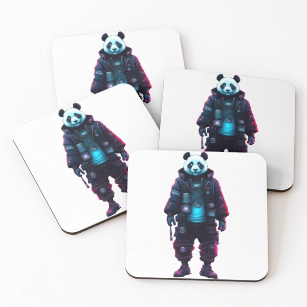 Item preview, Abstract Cyberpunk panda japan designed and sold by KorArtStudio.