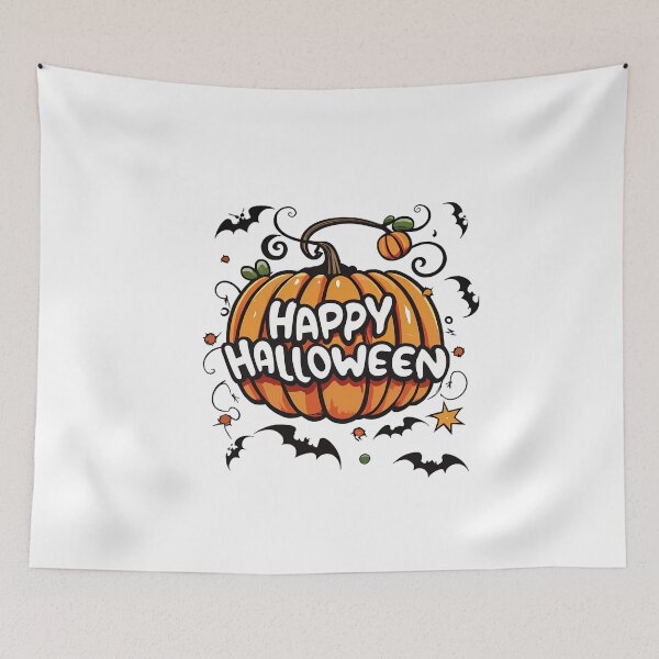 Item preview, Happy Halloween pumpkin design designed and sold by MLArtifex.