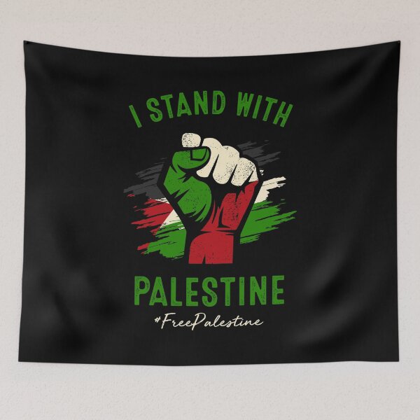 Item preview, I Stand With Palestine Free Palestine Flag Vintage designed and sold by JoyceMeme.