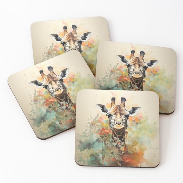 Item preview, A giraffe in watercolors designed and sold by Studio-Coni.