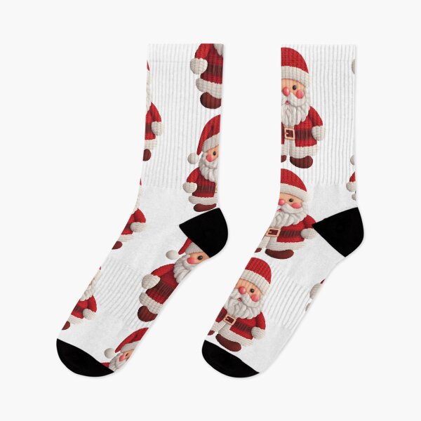 Item preview, Christmas - Cute Santa Claus Embroidery - faux embroidery designed and sold by DINOMONS.
