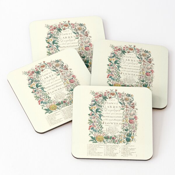 Item preview, The Flower Garden, by Robert Furber (1732) Original colors (restored) designed and sold by MINDTHECHERRY.