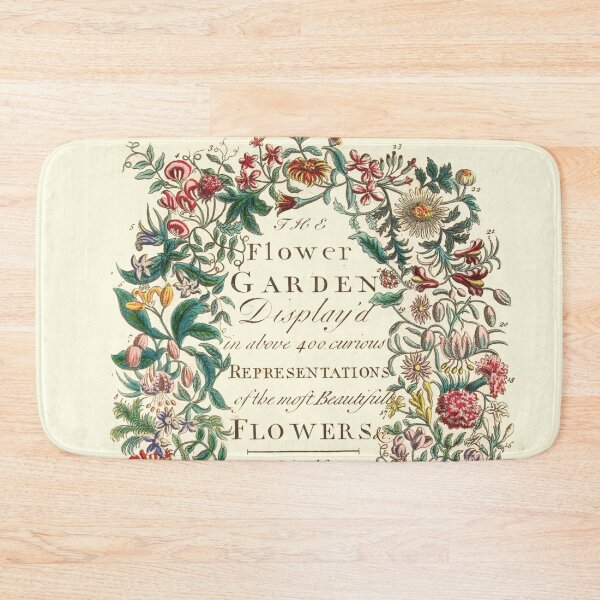 Item preview, The Flower Garden, by Robert Furber (1732) Original colors (restored) designed and sold by MINDTHECHERRY.