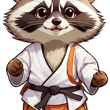 Artwork thumbnail, Kungfu Racoon by LabZoidd