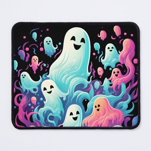 Item preview, Colorful Spooky Ghosts (Halloween Vibes) designed and sold by PixSellerShop.