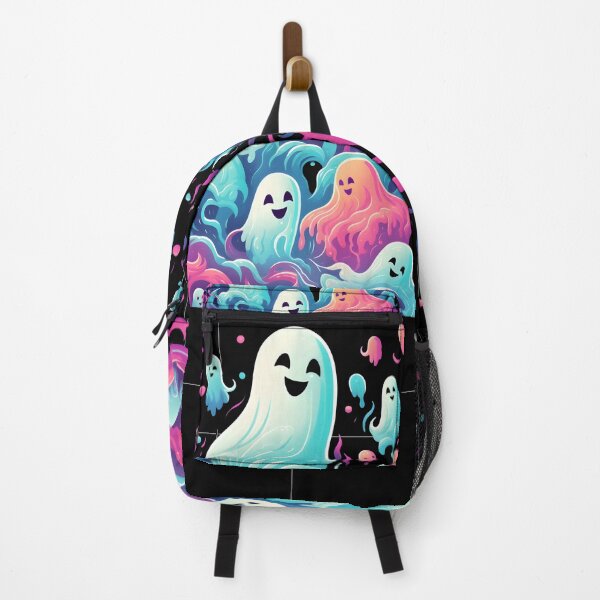 Item preview, Colorful Spooky Ghosts (Halloween Vibes) designed and sold by PixSellerShop.