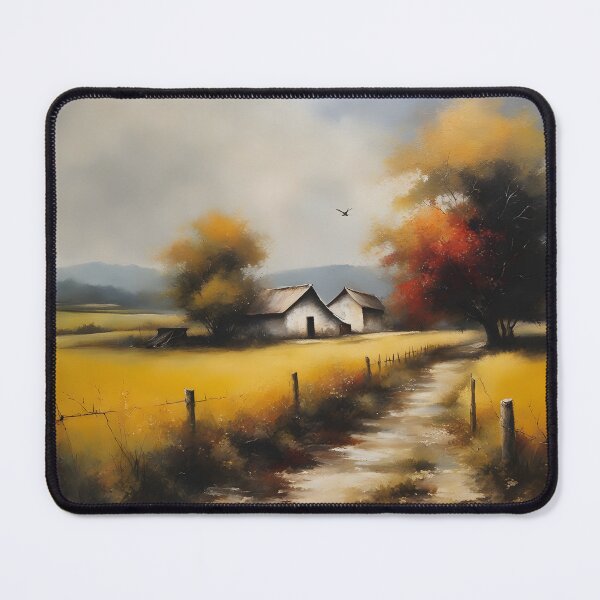 Item preview, Rural Landscape Post Impressionist Design 001 designed and sold by StickyBastardz.