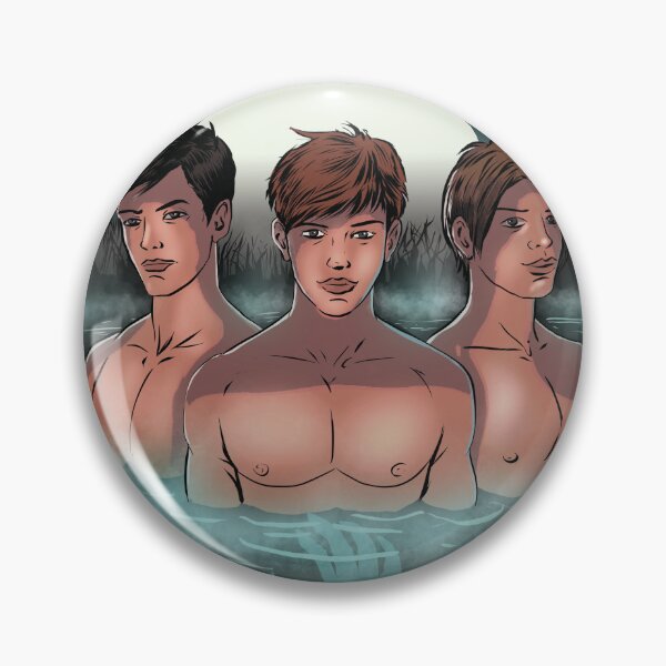 Item preview, The Final Boys Shirtless in the Spooky Pond designed and sold by cerealcreatures.