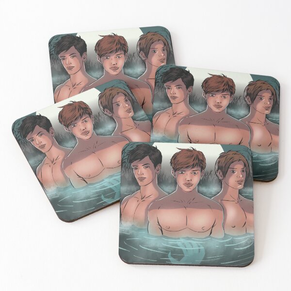 Item preview, The Final Boys Shirtless in the Spooky Pond designed and sold by cerealcreatures.