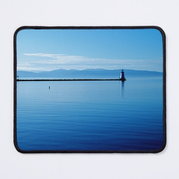 Item preview, Breakwater Lighthouse North - Burlington, VT - with the Adirondacks  designed and sold by PASpencer.