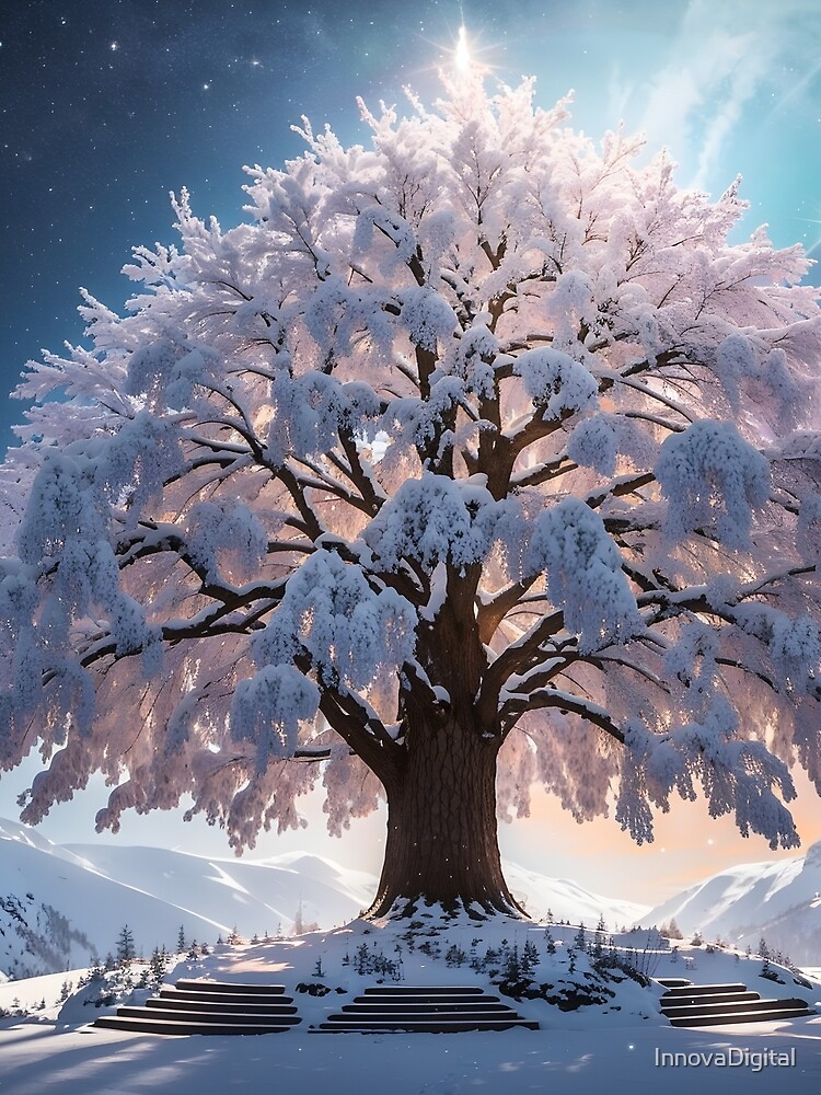 Thumbnail 3 of 3, Scarf, tree designed and sold by InnovaDigital.