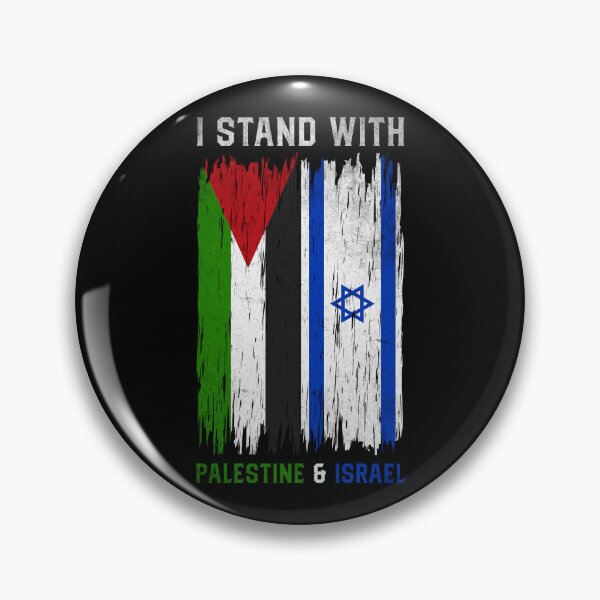Item preview, I Stand With Peace Palestine Flag Israel Flag Vintage designed and sold by JoyceMeme.