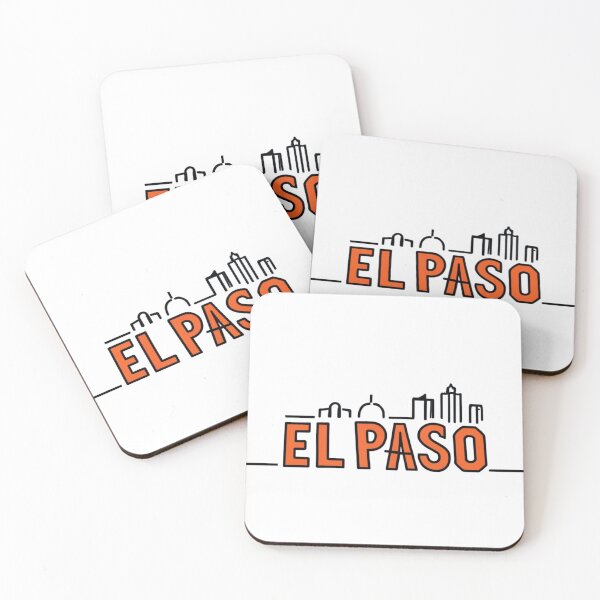 Item preview, El Paso, Texas | City Drawing Minimalist Style 9 designed and sold by CircinusStore.