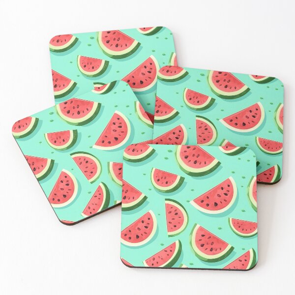 Item preview, water melon with green background designed and sold by ThechampArt.