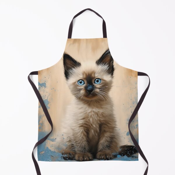 Item preview, Cute Siamese Kitten 02 designed and sold by Elisabeth Lucas.