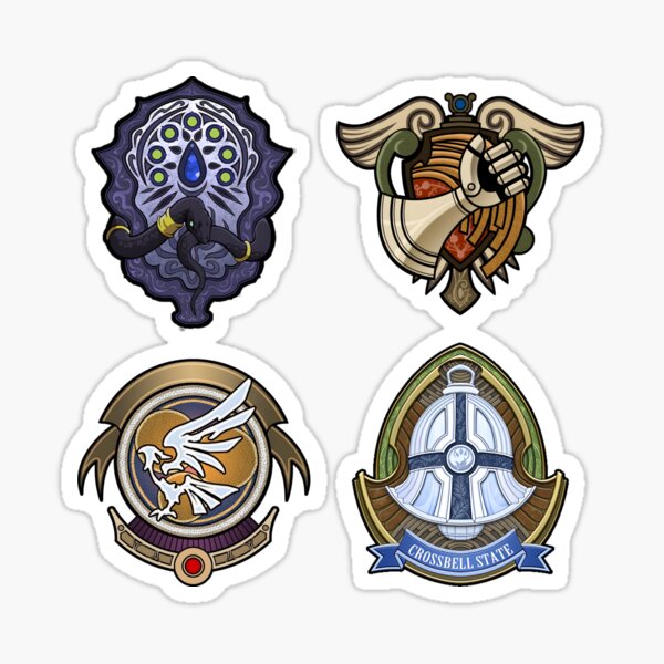 Item preview, Pack 4 in 1 - Kiseki Series - Legend of Heroes - Trails of Cold Steel designed and sold by Adeel Mushtaq.