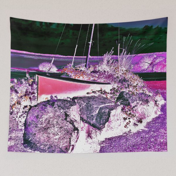Item preview, boat stranded on the lake designed and sold by Gabriel BOCQUAIRE.