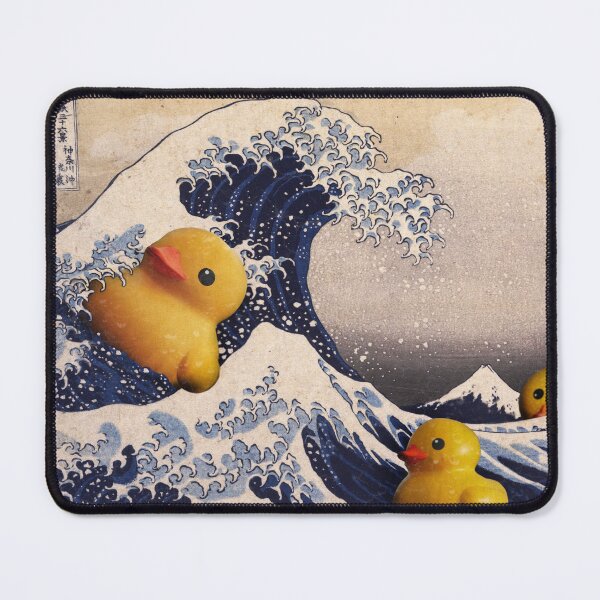 Item preview, Rubber Duck on the Great wave designed and sold by Costly Mistake.