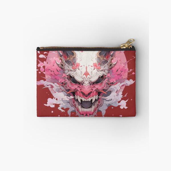 Item preview, Oni Demon Mask Pink Cyberpunk designed and sold by Nightarcade.