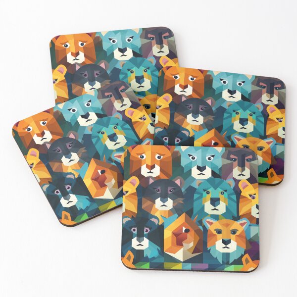 Item preview, Colorful animals seamless pattern 11 designed and sold by Phumtanis66.