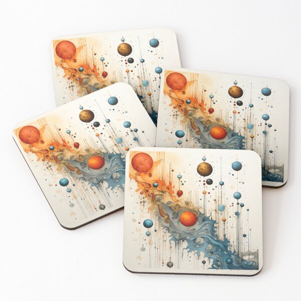 Item preview, Abstract Wall Art - Solar System - Planets  designed and sold by etherinkAI.