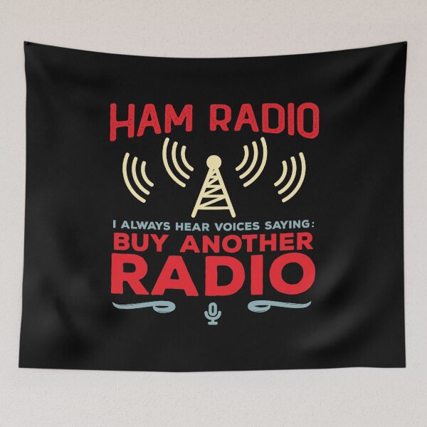 Item preview, Funny Ham Radio Operator I Hear Voices Saying designed and sold by wingstar.