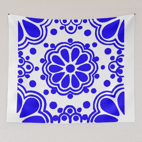 Item preview, BLUE FESTIVAL ABSTRACT  PATTERN ART designed and sold by sharlesart.