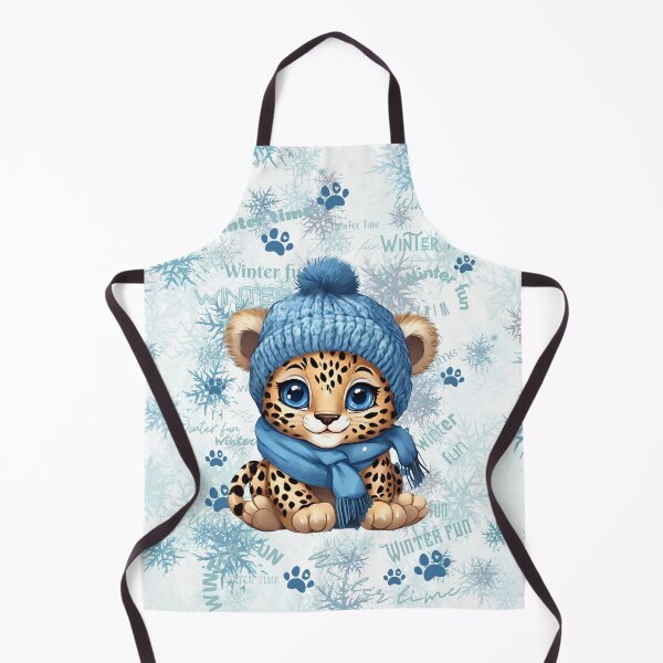 Item preview, AI generated | Cute Leopard | Winter designed and sold by Twinmommy Store.