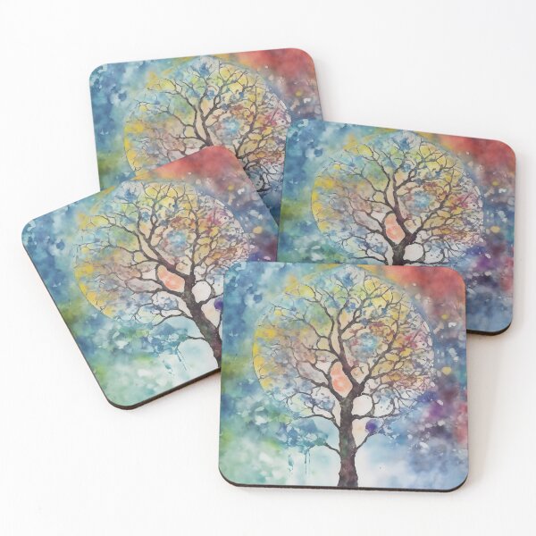 Item preview, Kabbalah tree of life ink painting designed and sold by KituKat.