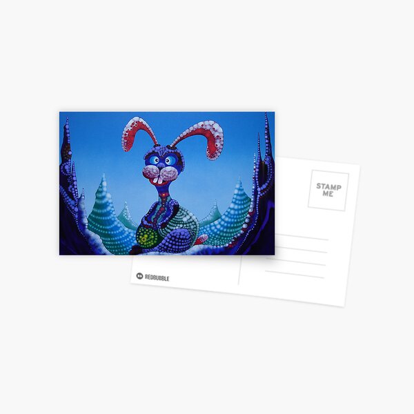 Blue Bunny (without words) Postcard
