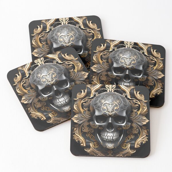 Item preview, Ornate Black Skull 1.1 designed and sold by Rameses-ll.