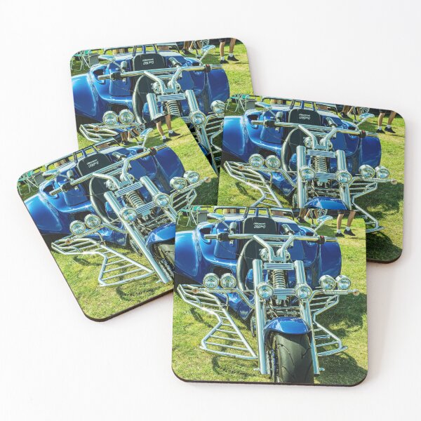 Item preview, Front  of a blue Trikes, on display designed and sold by Graham Cornall.